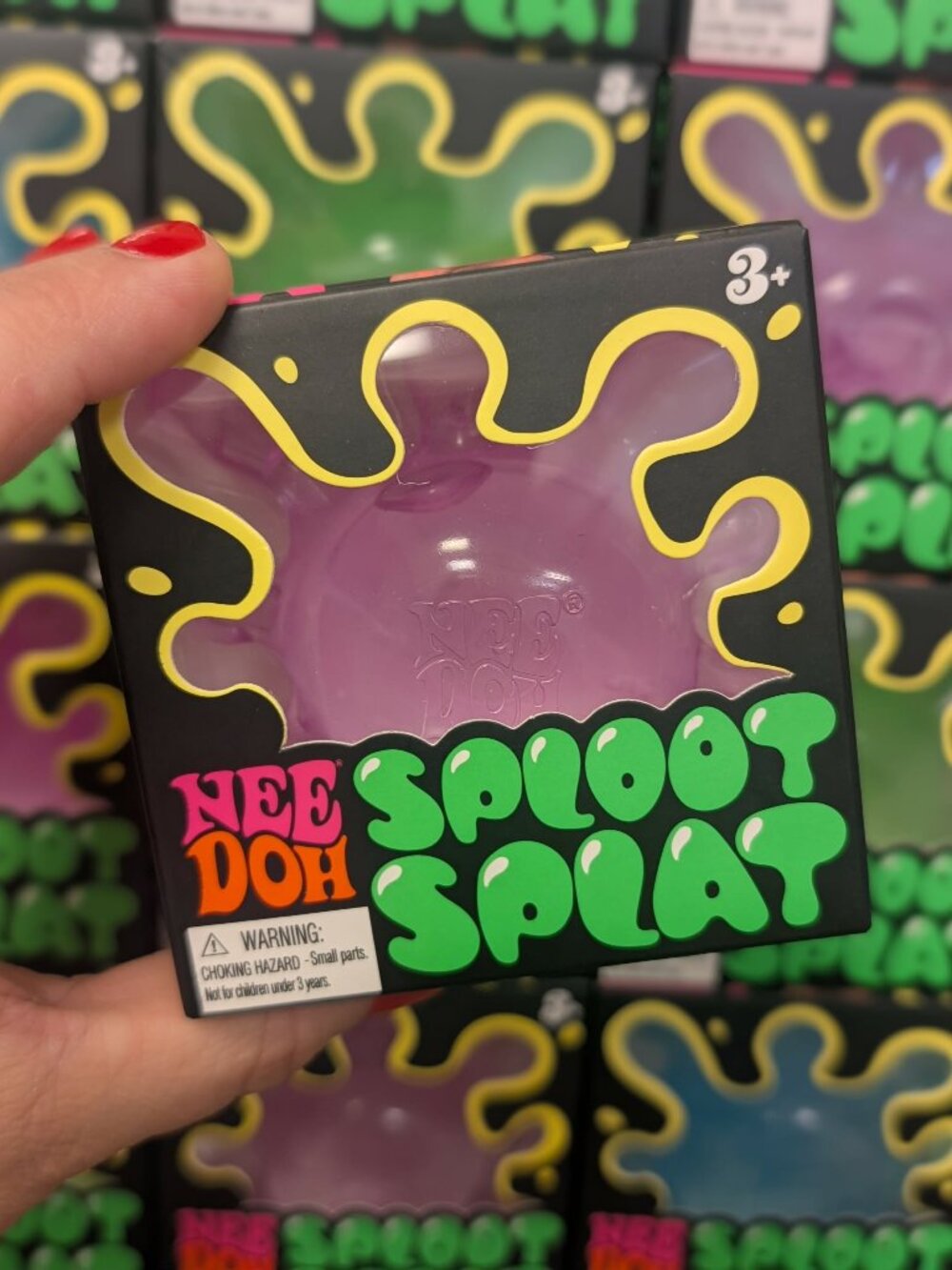 Authentic Schylling NeeDoh SplootSplat Pink Fuchsia Squishy NEW